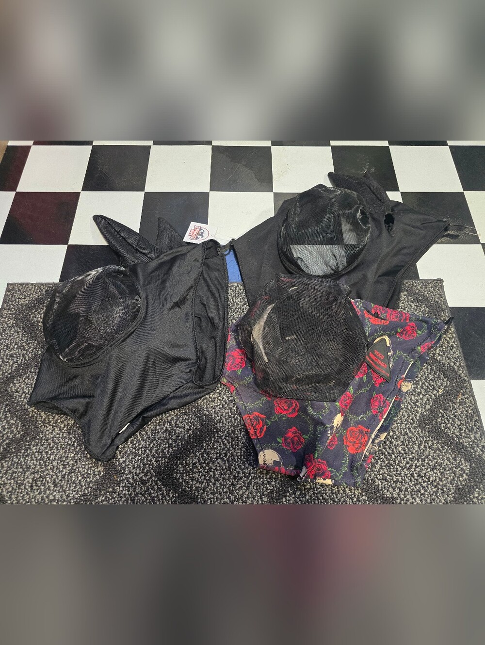 Set of 3 Fly Masks For Horses